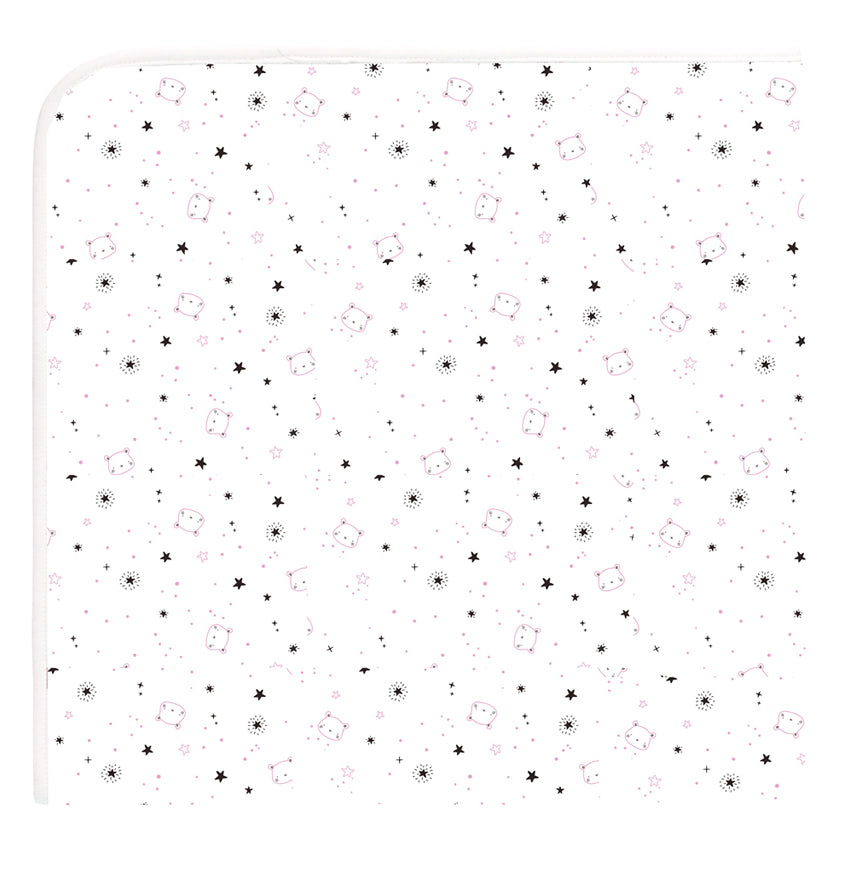 Babidu Pink Bears Print Baby Blanket
