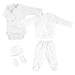 Babidu Grey Bear Print Newborn Gift Set