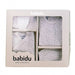 Babidu Grey Twinkle Print Newborn Gift Set