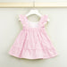 Babidu Girls Pink Cotton Dress