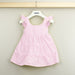 Babidu Girls Pink Cotton Dress