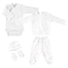 Babidu Pink Bear Print Newborn Gift Set (5 piece)