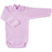 Babidu Pink Cotton Polo Neck Bodysuit