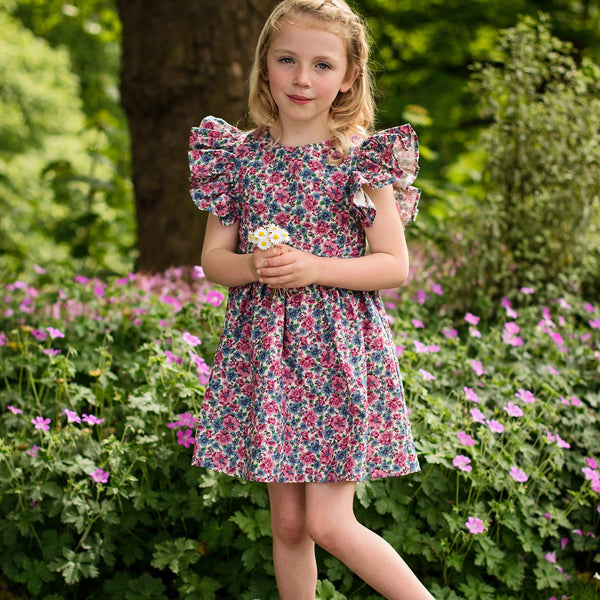 Benedita Girls Wild Flowers Dress