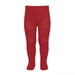 Cóndor Red Plain Stitch Tights