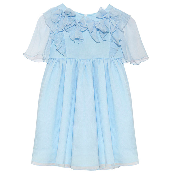 Patachou Girls Blue Chiffon Dress
