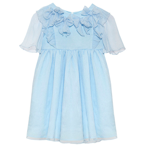Patachou Girls Blue Chiffon Dress | Lucas & Luna Patachou Girls Blue Chiffon Dress | Lucas & Luna