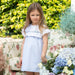 Patachou Girls Blue Cotton Jersey Dress