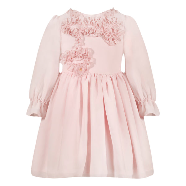 Patachou Girls Pink Chiffon Dress