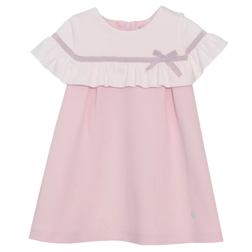 Patachou Girls Pink Cotton Jersey Dress