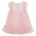 Patachou Girls Pink Spotted Tulle Dress