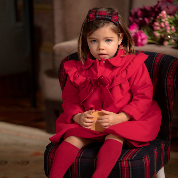 Girls red deals dress coat