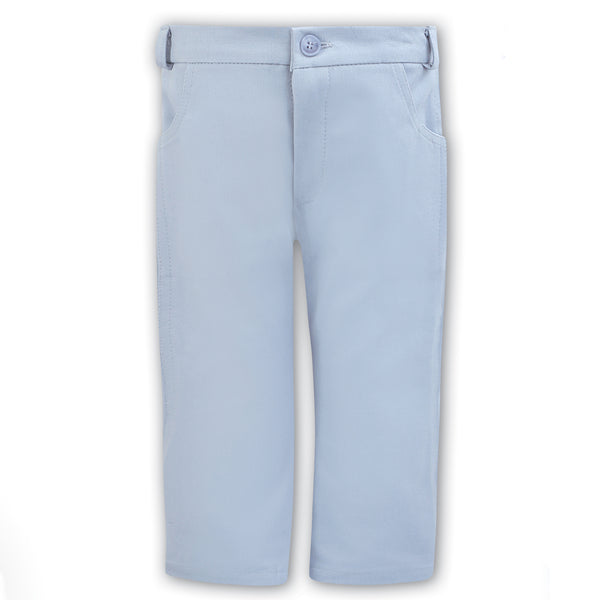 Sarah Louise Boys Grey Cotton Trousers