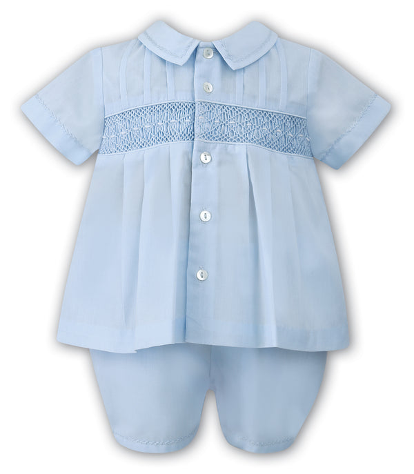 Sarah Louise Boys Blue Two Piece Outfit