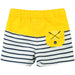 Weekend à la Mer Boys Navy & Yellow Striped Swim Shorts