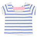 Weekend à la Mer Girls Blue Striped T-Shirt