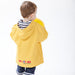 Weekend à la Mer Yellow Cotton Lined Raincoat