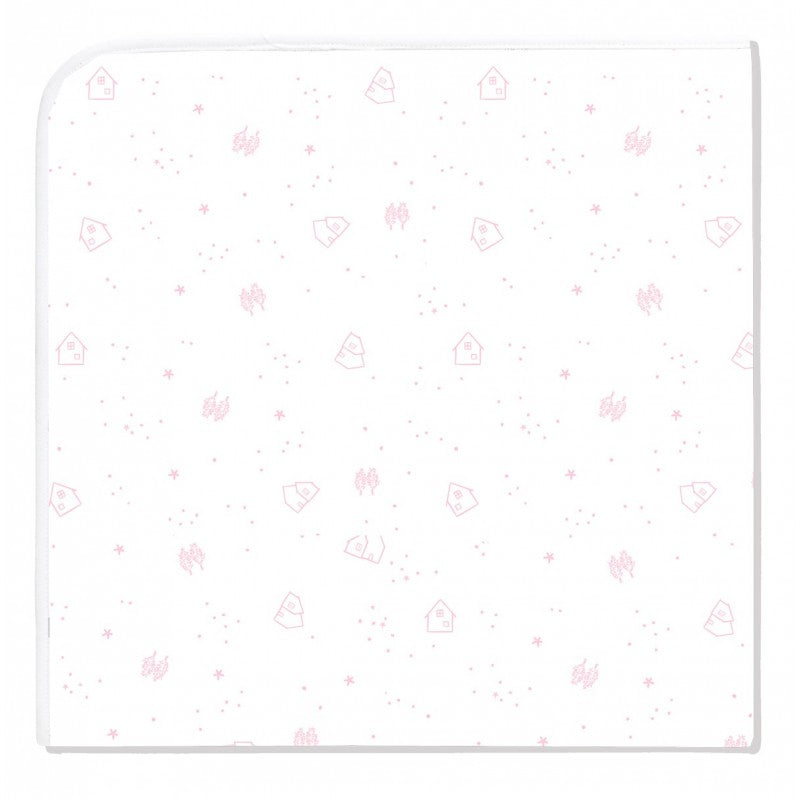 Babidu Pink Forest Print Baby Blanket