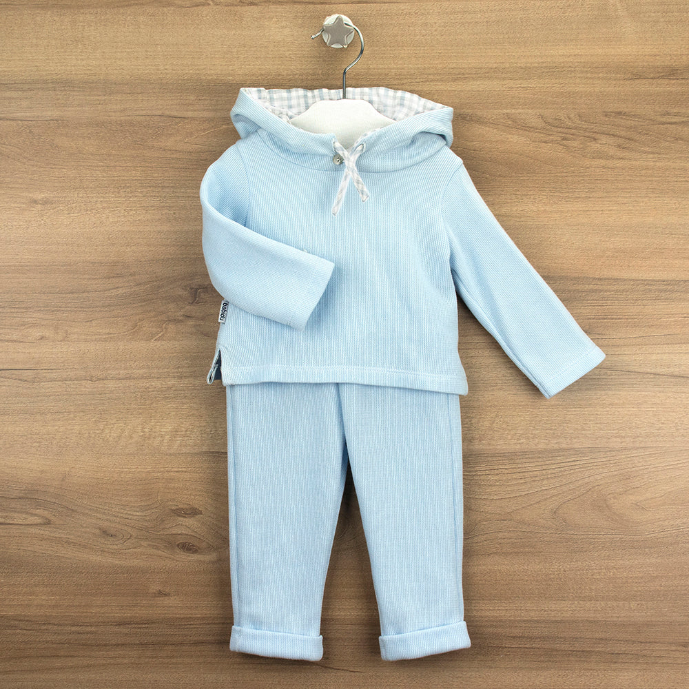 Babidu Boys Blue Hooded Tracksuit