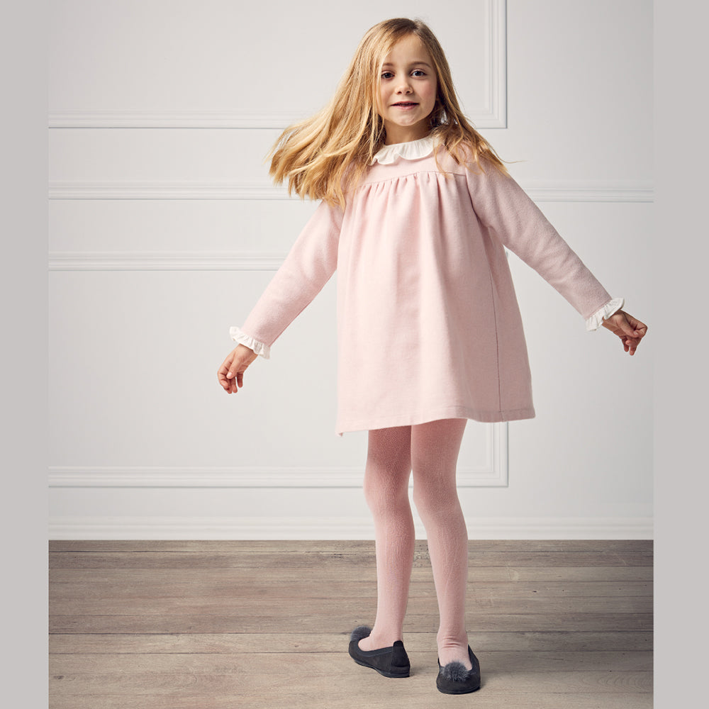 babidu pink dress Babidu Girls Knitted & Floral Print Dress Set Girls Infant 6 month Pink By Childrensalon