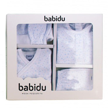 Babidu Newborn Blue Twinkle Print Gift Set