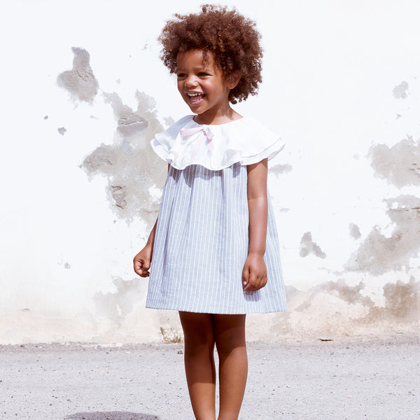 Patachou Ivory Check Dress - Frank and Polly Kids Clothing