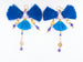 LC Tartaruga Blue Paradise Tassel Earrings