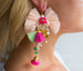 LC Tartaruga Pink Tassel Vida Earrings