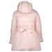 Le Chic Girls Pink Bow Coat
