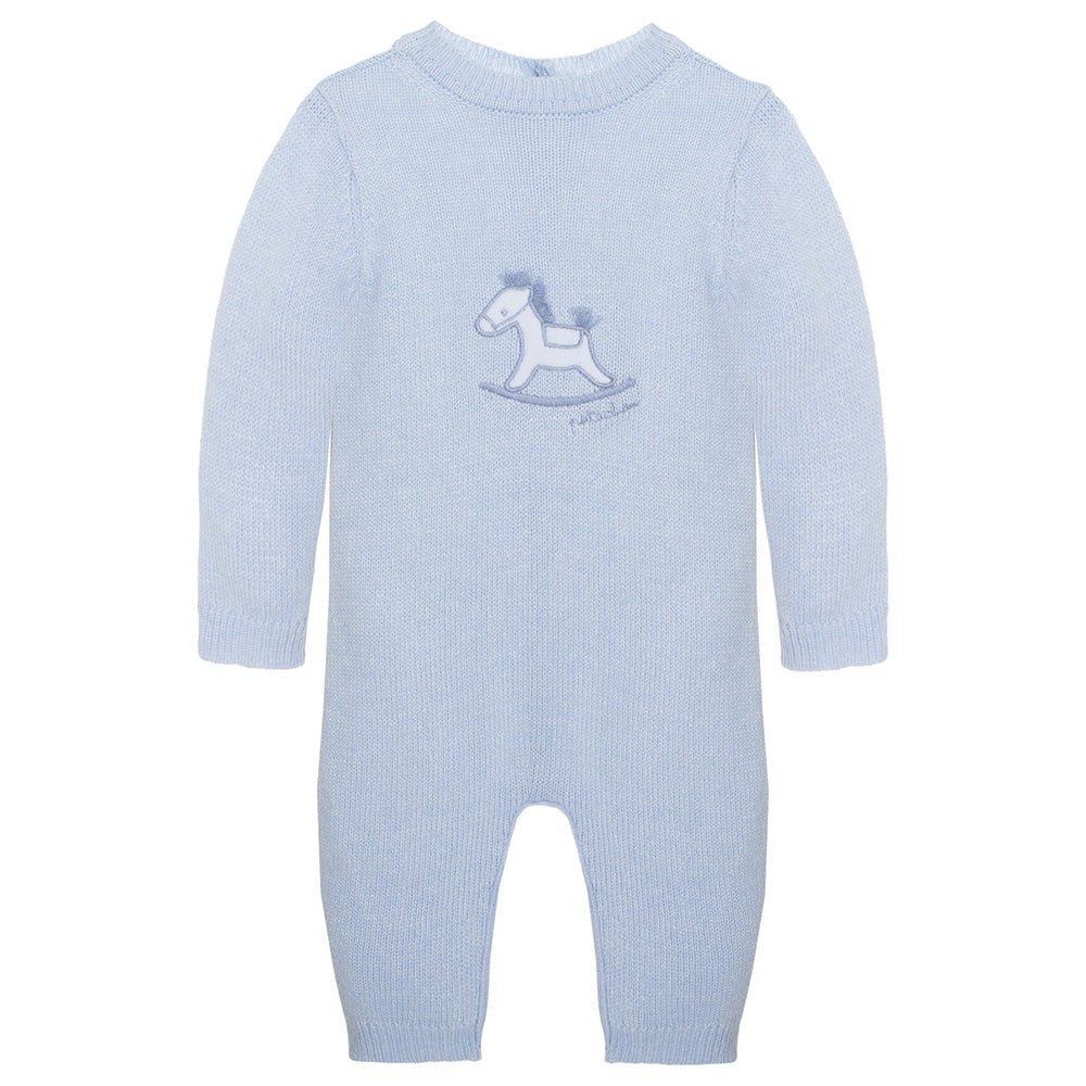 Patachou Baby Blue Knitted Romper