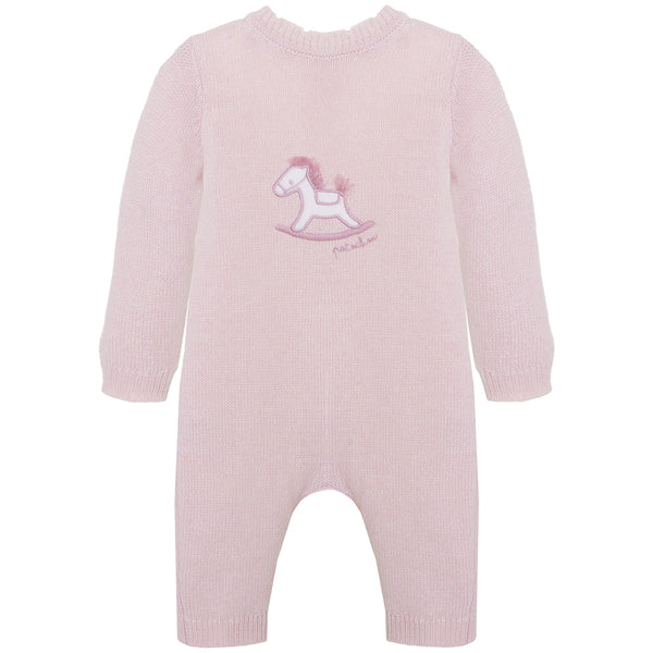 Patachou Baby Girls Pink Knitted Romper
