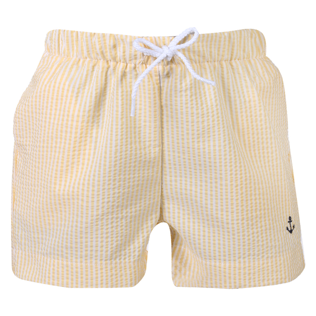 Patachou Boys Yellow Stripe Swim Shorts