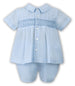 Sarah Louise Boys Blue Two Piece Outfit