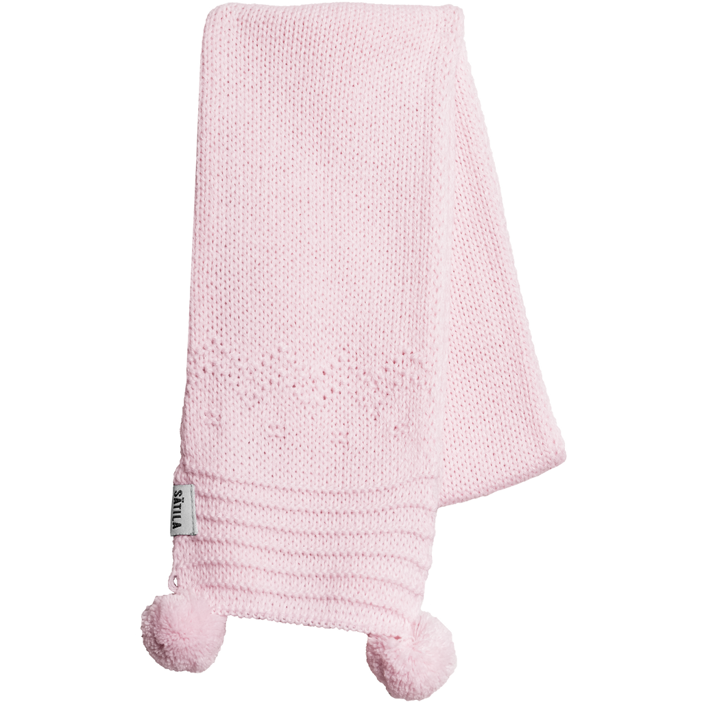 Sätila of Sweden Belle Pink Pom Pom Scarf