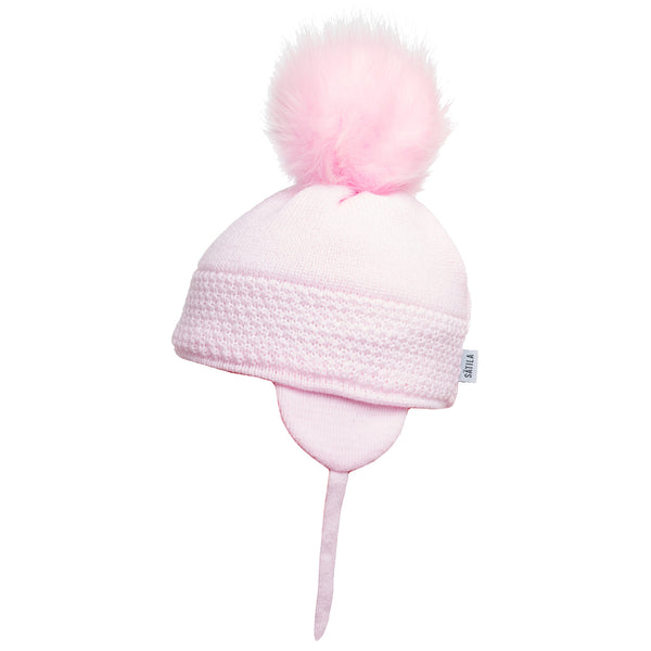 Sätila of Sweden Daisy Pink Big Pom Hat