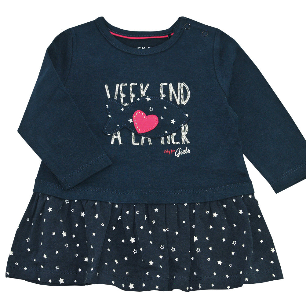 Weekend à la Mer Girls Navy Star Dress