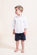 Weekend à la Mer Navy Cotton Shorts Boy